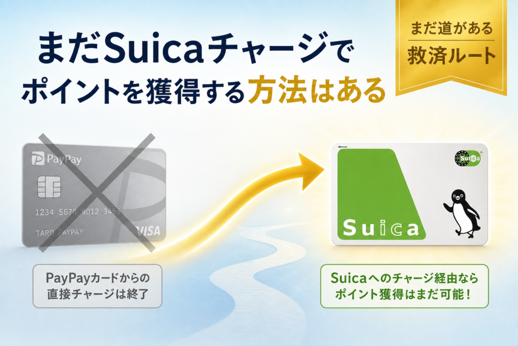 Suicaチャージ救済ルート